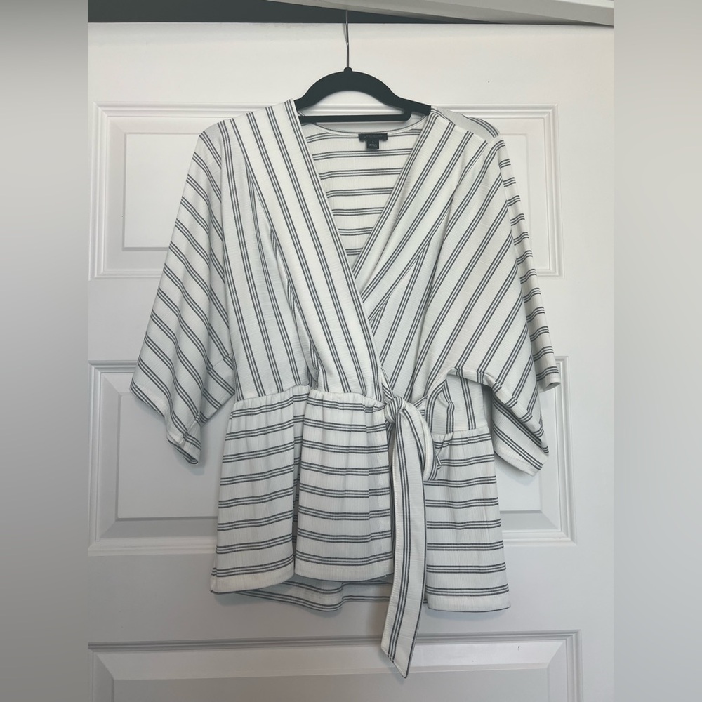 Ann Taylor wrap shirt